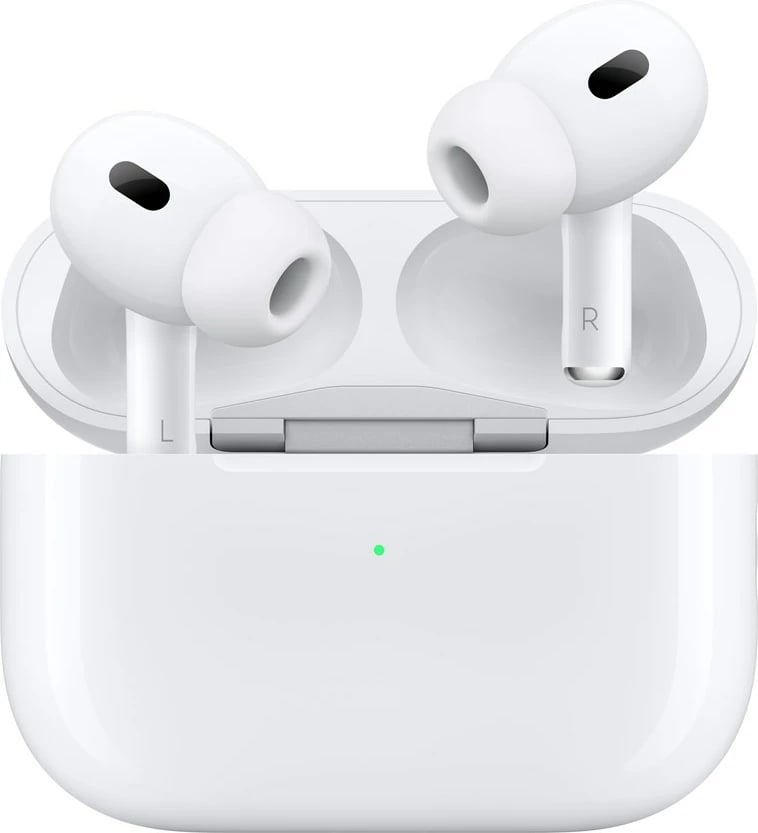Kufje Apple AirPods Pro (2nd generation) me MagSafe Case, USB-C, Bardhë