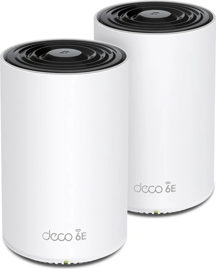 Router mesh TP-LINK Deco XE75 Pro (2-pack), Wi-Fi 6E AXE5400, i bardhë