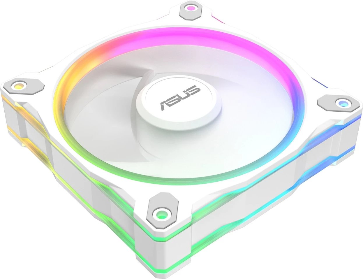 Ventilator kase ASUS Prime MR120 Fan ARGB Reverse, 12 cm, i bardhë