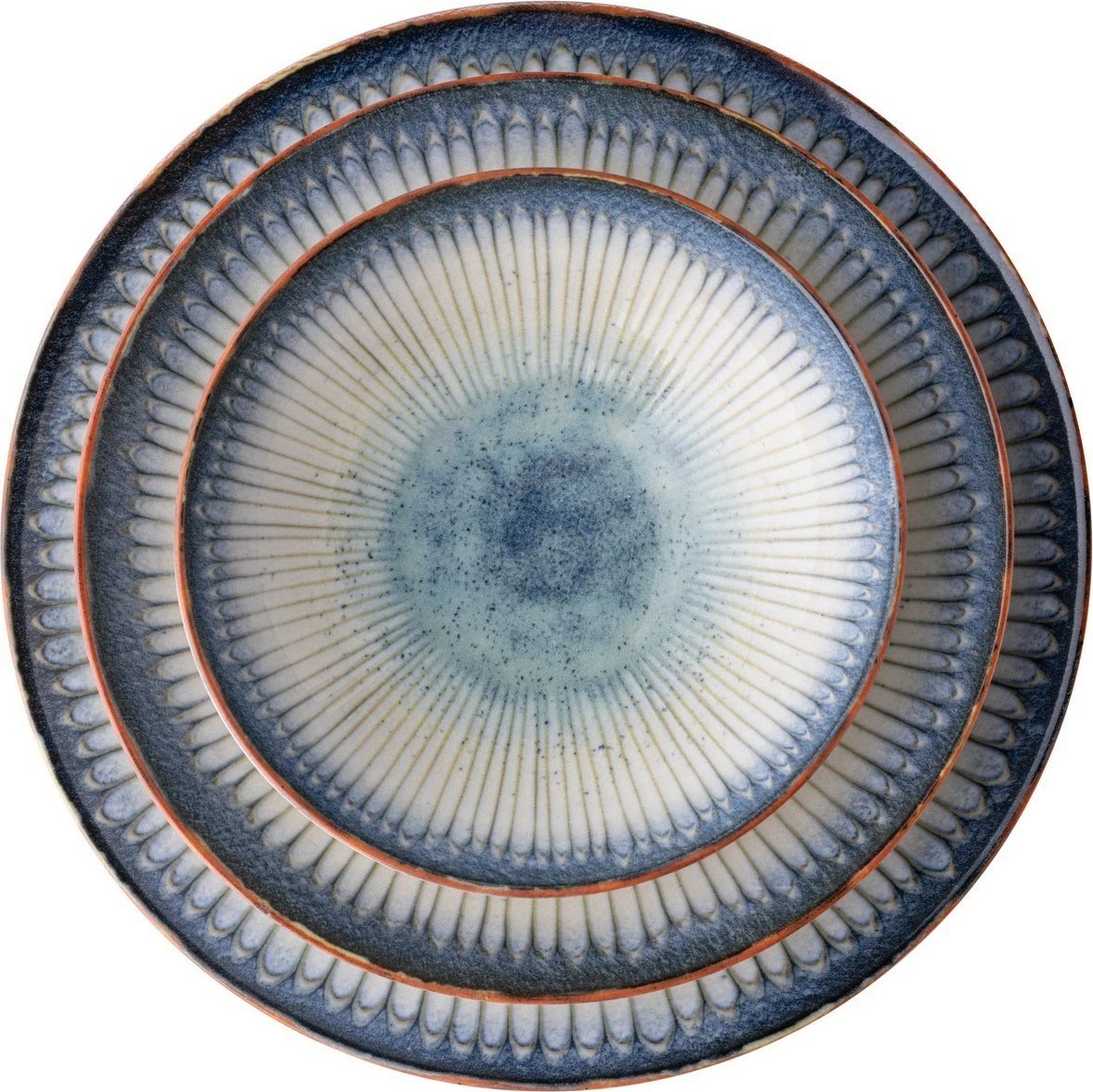 Set enësh për drekë, porcelan, shumëngjyrësh, 24 copë, Hermia, GBSATN24KY4R25015