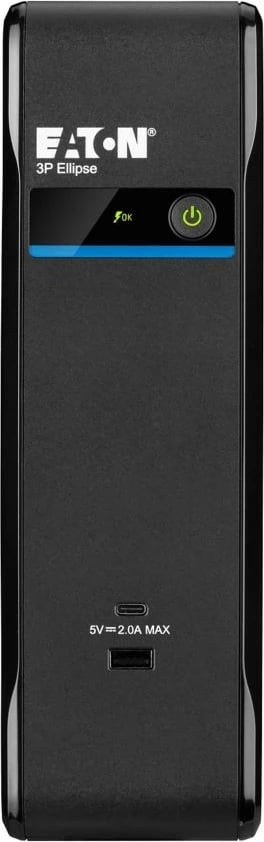 UPS Eaton 3P Ellipse 3P900UD 900VA 540W 4x Schuko C14 USB-A/USB-C Tower, e zezë