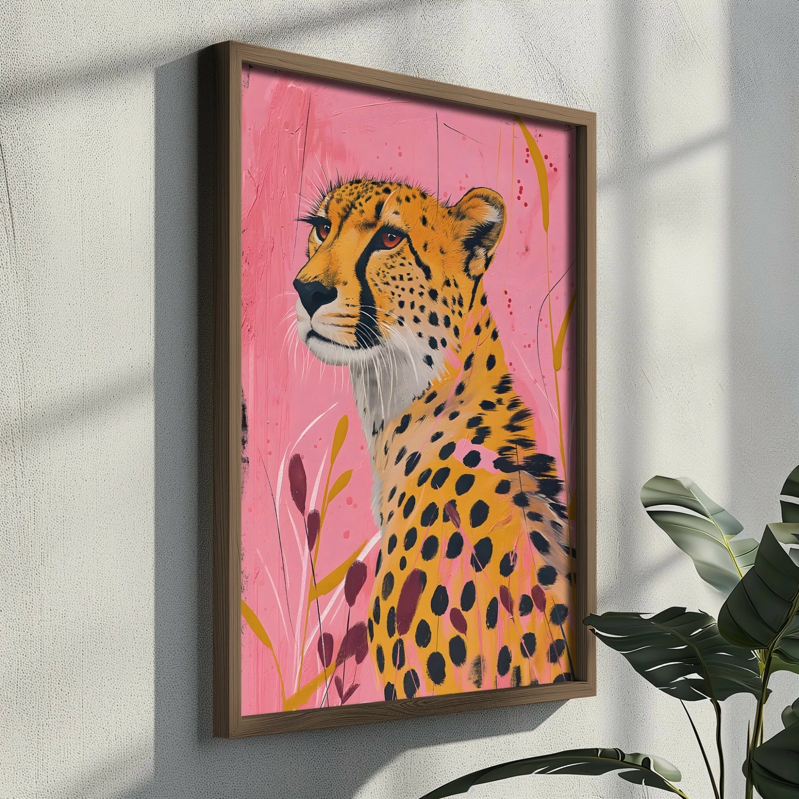 Pikturë dekorative me kornizë, MDF, shumëngjyrëshe, GE138-L