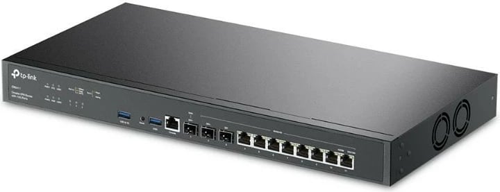 Router Omada VPN TP-LINK ER8411, 10 porte Gigabit, 2x 10G SFP+, i zi