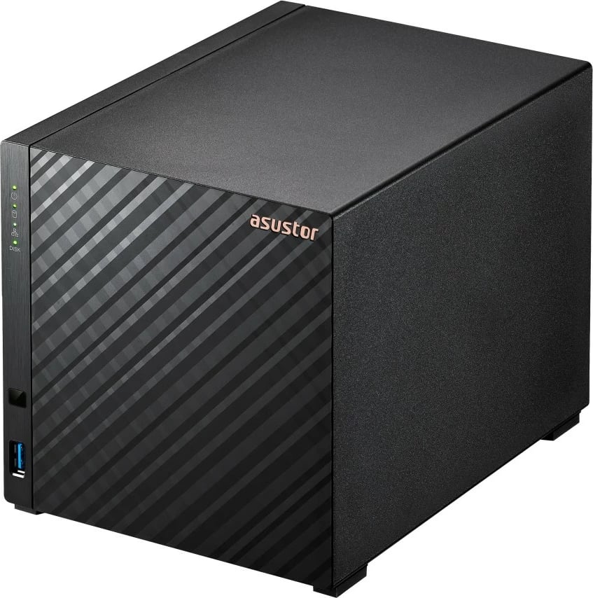 NAS Asustor AS1104T, ARM, 1 GB, DDR4, e zezë