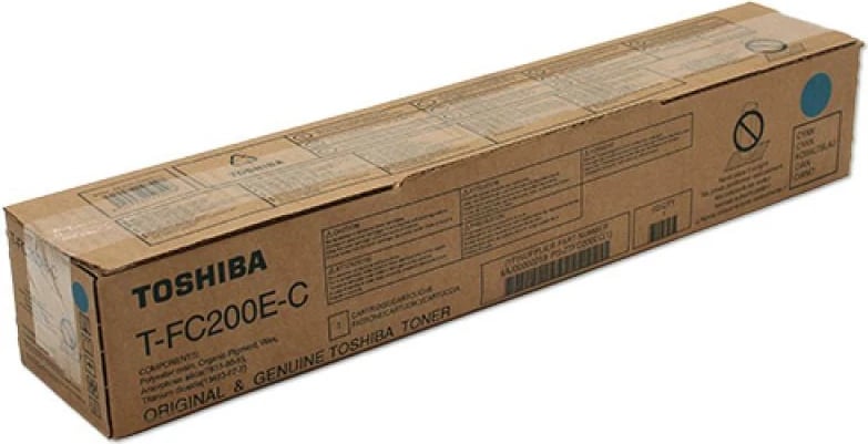 Toner, Toshiba, T-FC200E TFC200E, rendiment deri 24,000 faqe, cyan