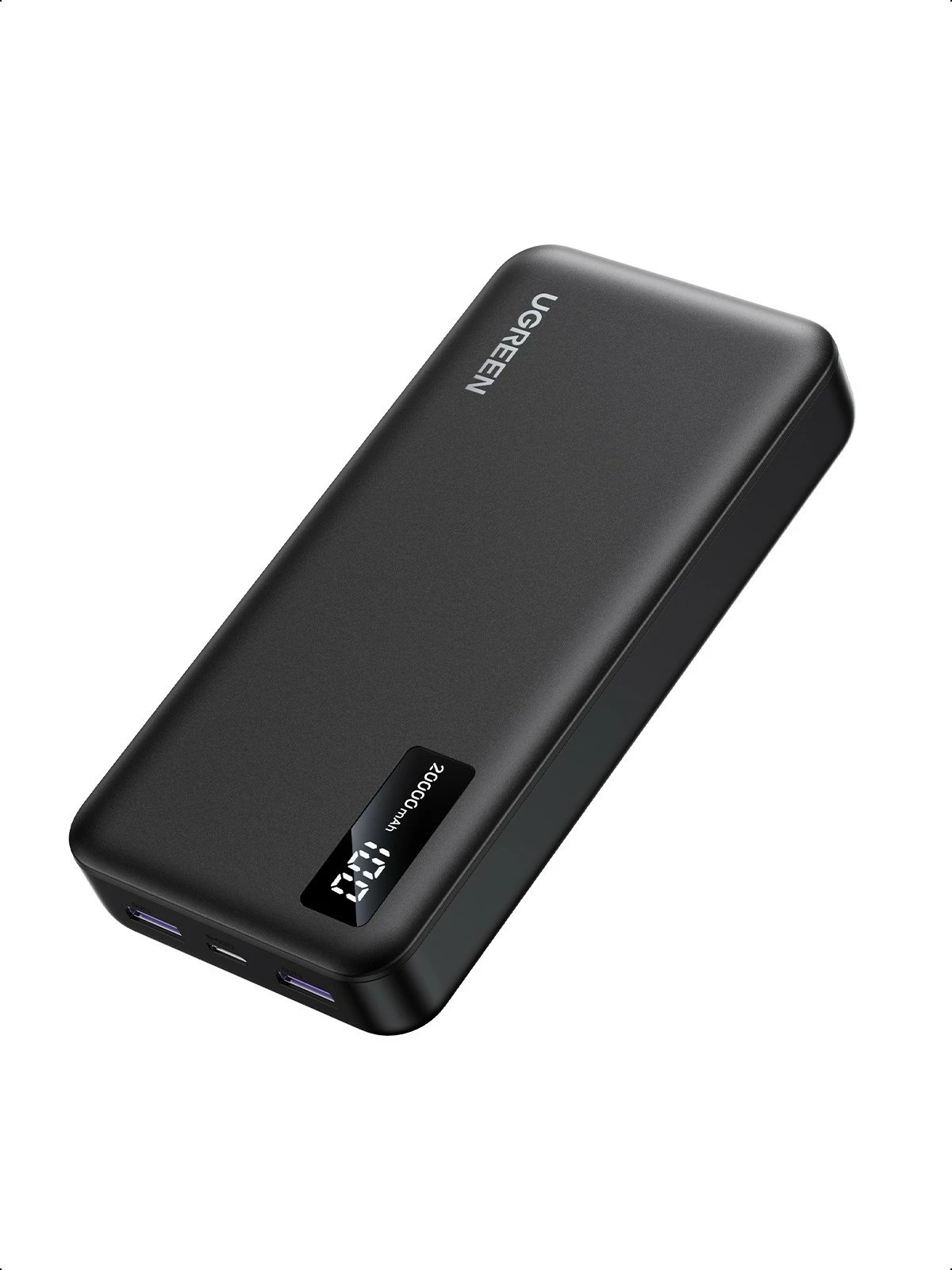 Powerbank Ugreen 10000mAh karikim i shpejtë dyanshëm, e zezë