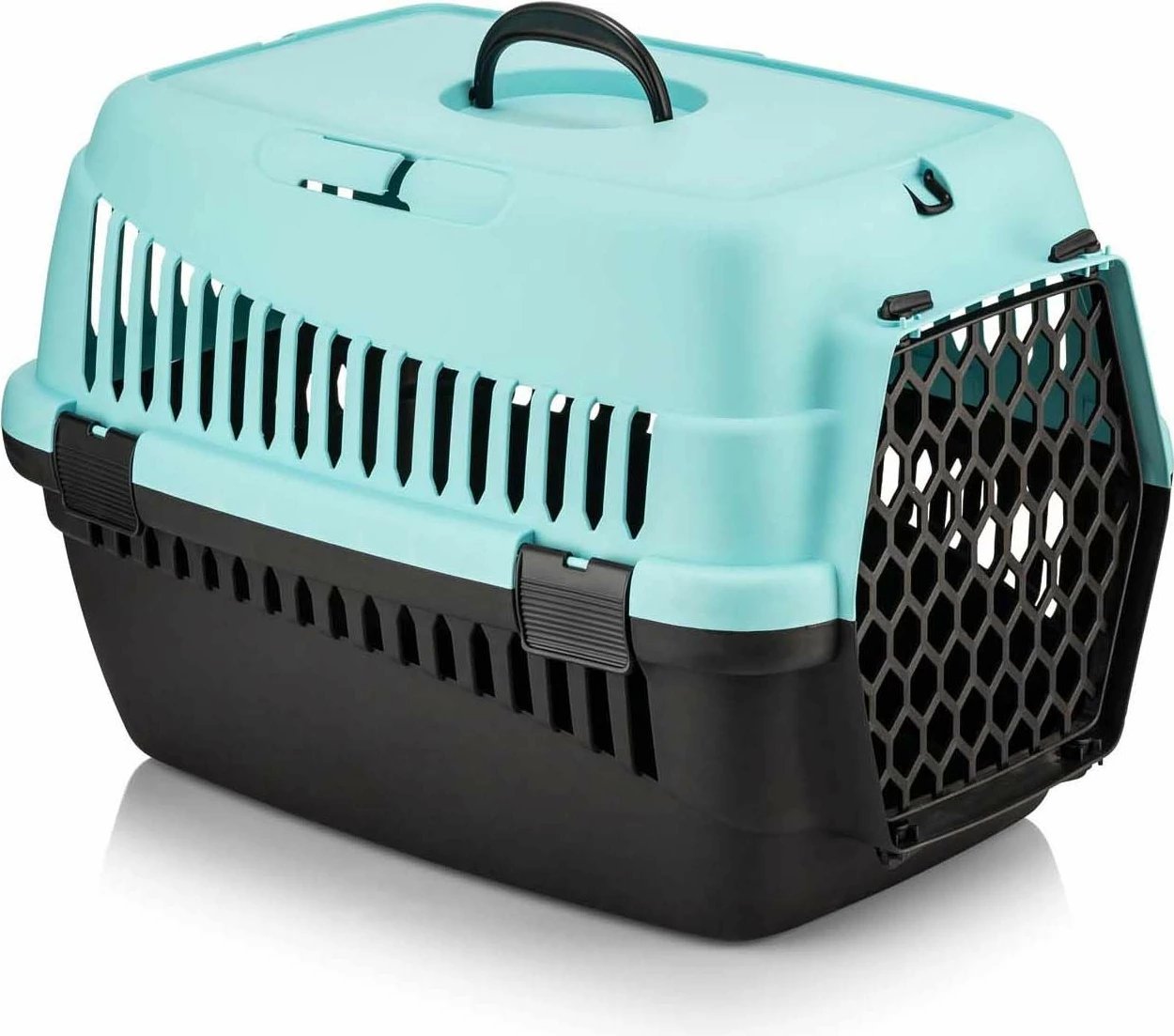 Kuti transporti për kafshë, ngjyrë turquoise, Paws & Whiskers, 5097-R-4