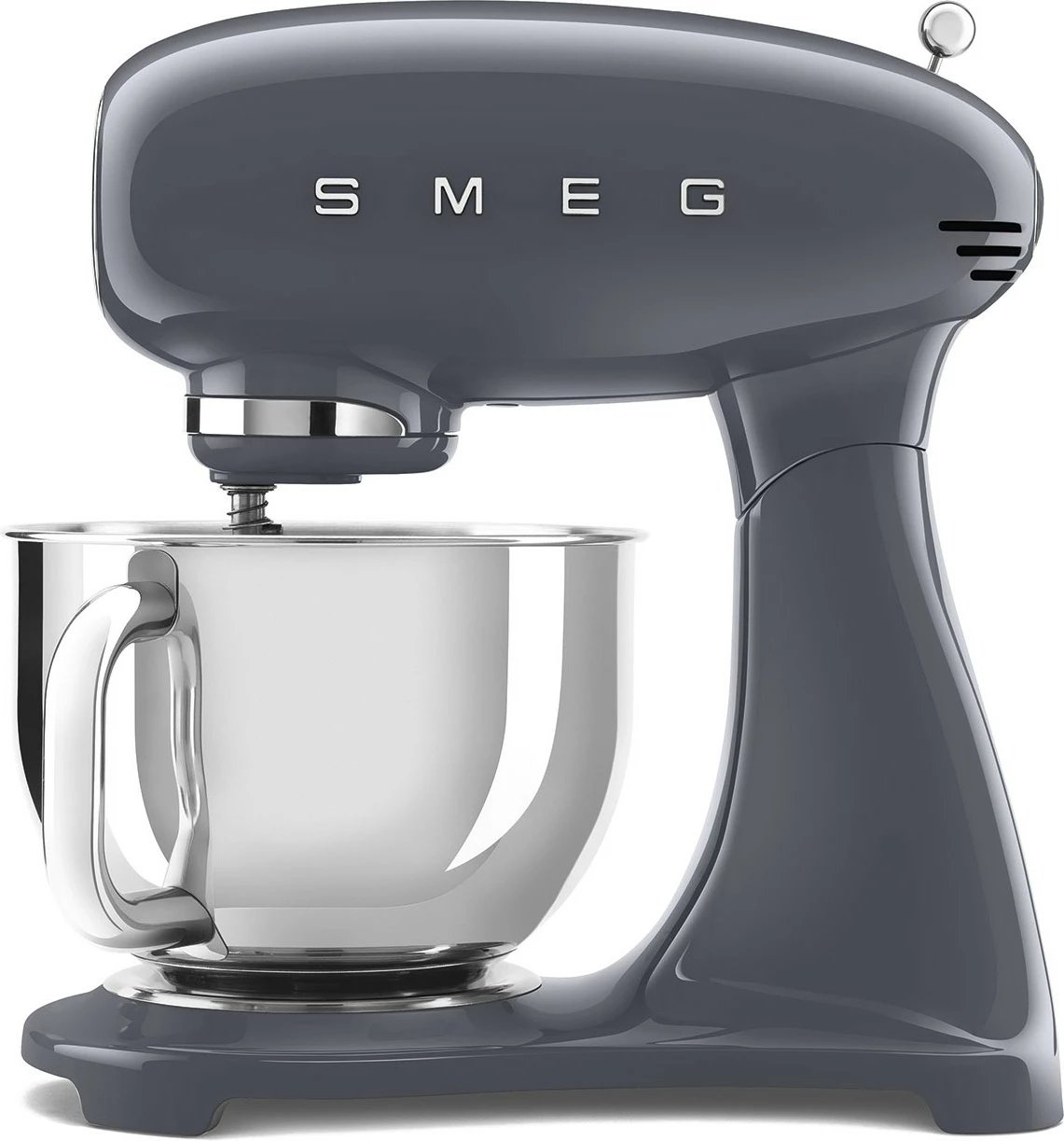 Mikser qëndrues SMEG 50's Style, 800W, 4.8L, gri
