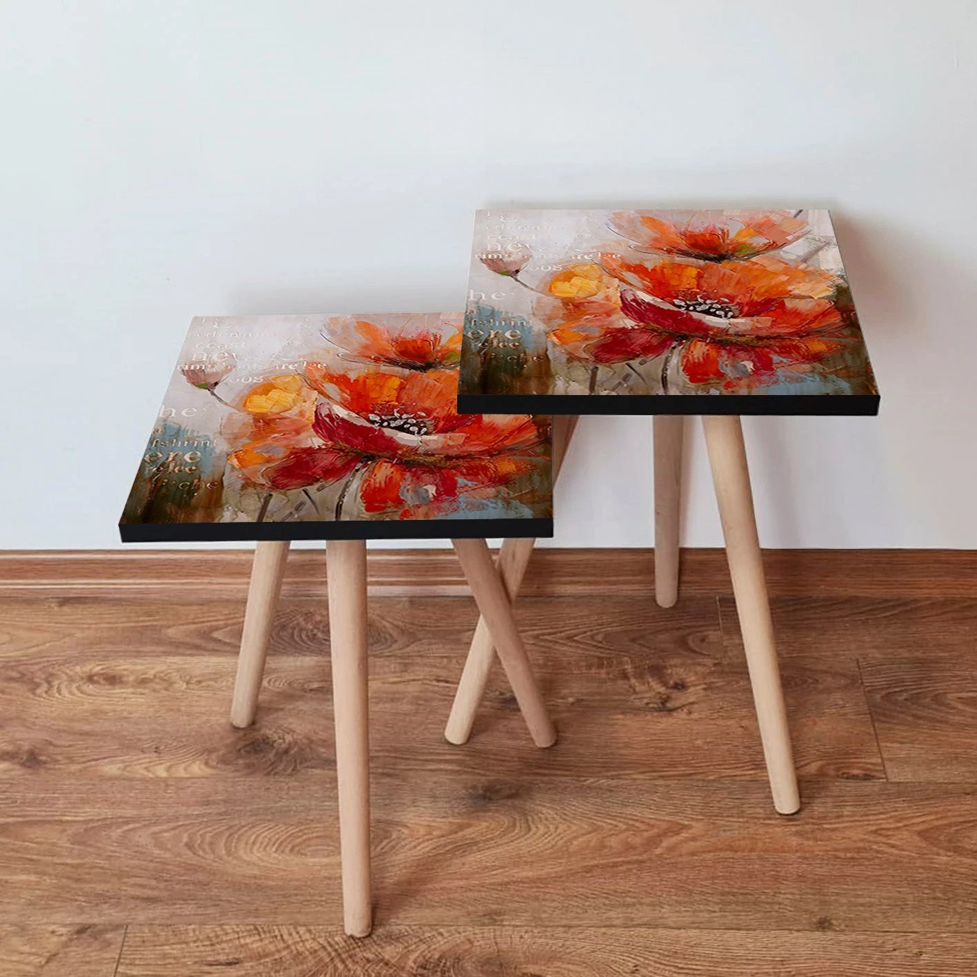 Set tavolina të mbivendosura, 2 copë, Skye Decor, shumëngjyrëshe, 2Shp303