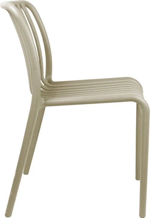 Karrige për bar Laudre, PP, ngjyrë kapuçino, 56x36x87cm