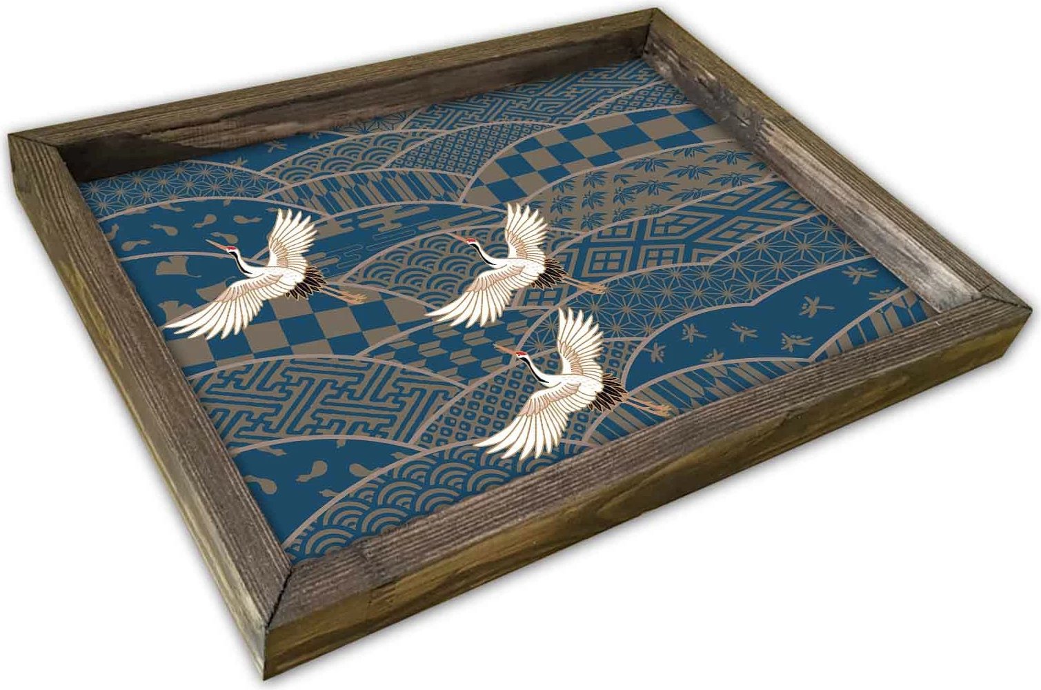 Tabaka dekorative Aberto Design, AT-050, shumëngjyrëshe, 30x40cm