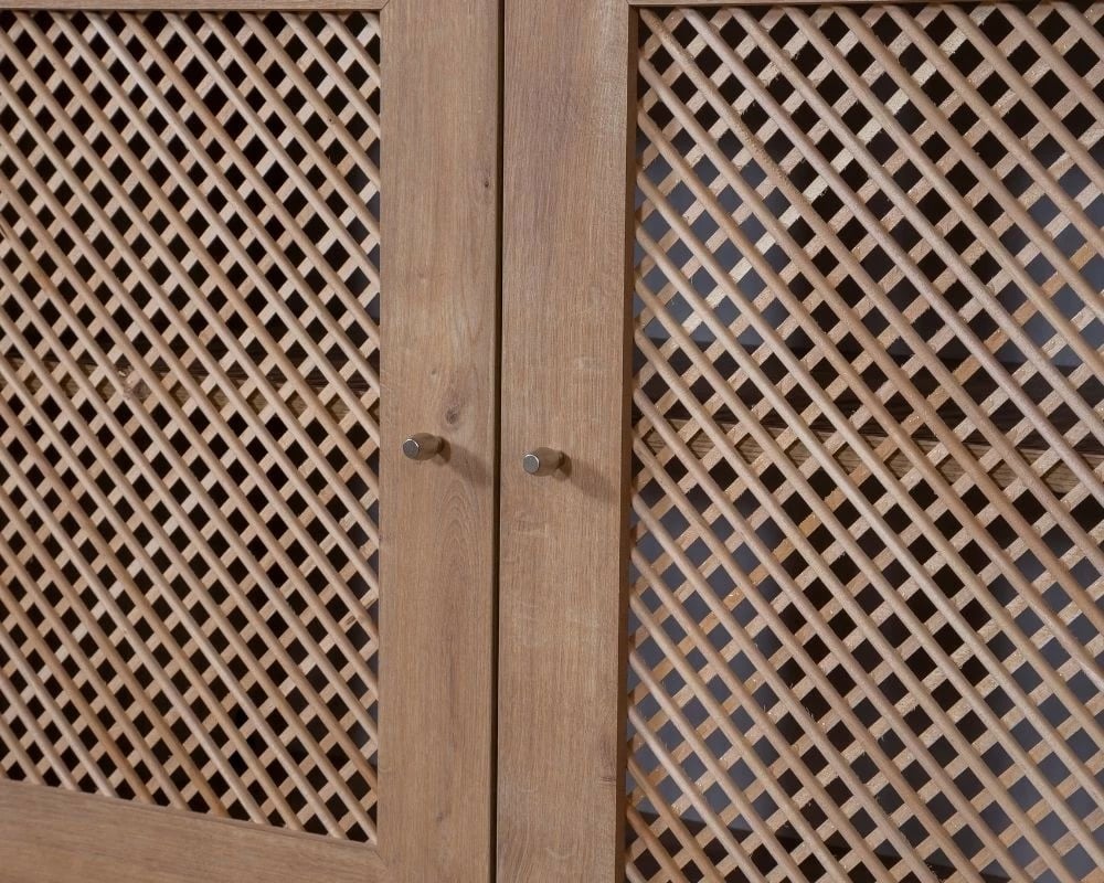 Konsol Skye Decor, ngjyrë lisi, Goose - Oak