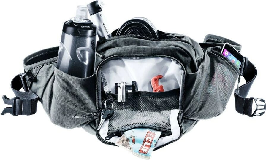 Çantë beli Deuter Pulse Pro 5, 5L, grafit Çantë beli Deuter Pulse Pro 5, 5L, grafit