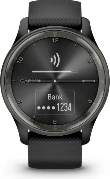 Smartwatch Garmin vivomove Trend 40mm, e zezë