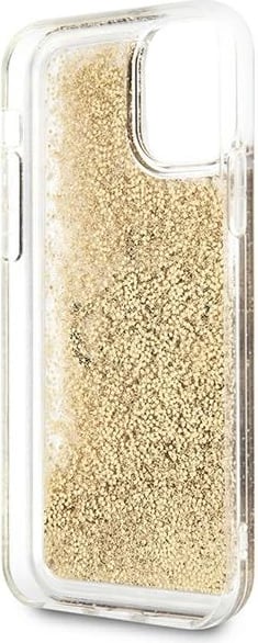 Mbështjellës Guess 4G Big Liquid Glitter për iPhone 11/XR, Ari Mbështjellës Guess 4G Big Liquid Glitter për iPhone 11/XR, Ari