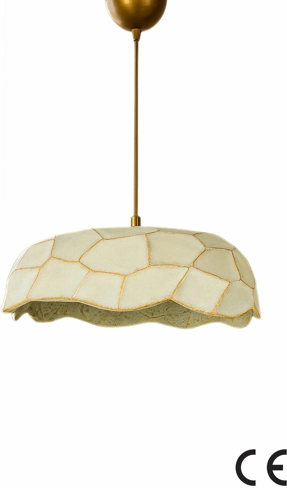 Llambë tavani Opviq, BK184, metal, ngjyrë ari dhe jeshile e çelët