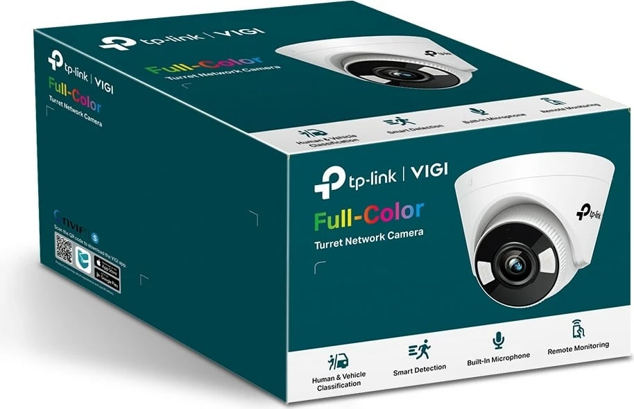 Kamerë IP TP-LINK VIGI C430, 3MP, Dome, 2.8mm, e bardhë