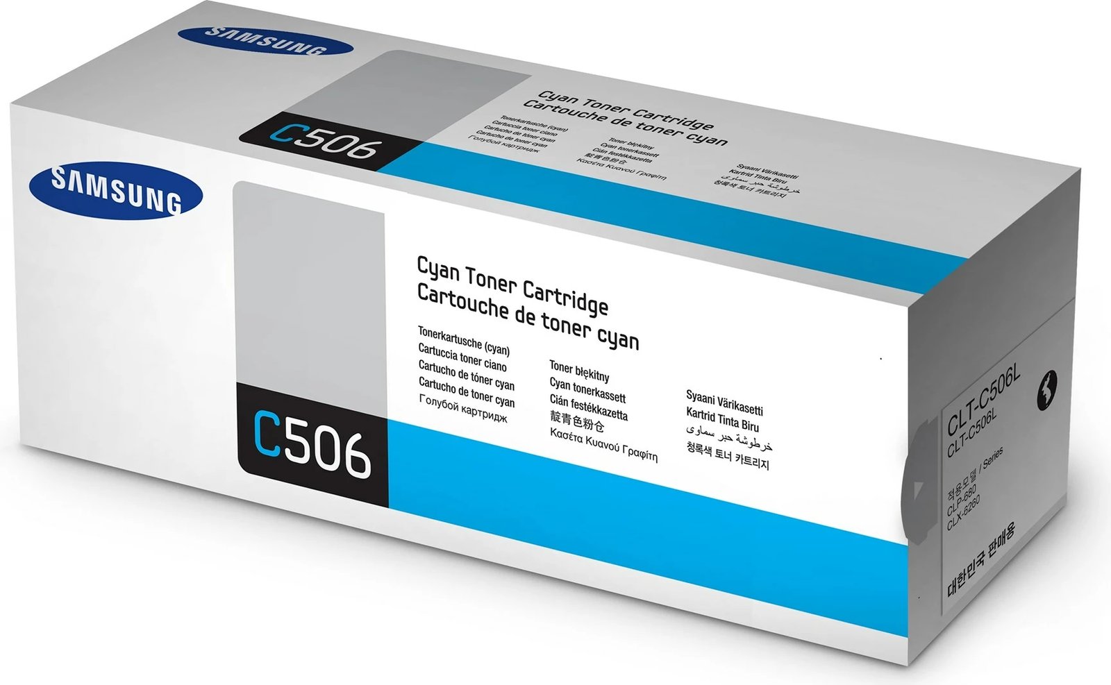 Toner HP CLT-C506L, cyan, origjinal, për printer Samsung CLX-6260/CLP-680