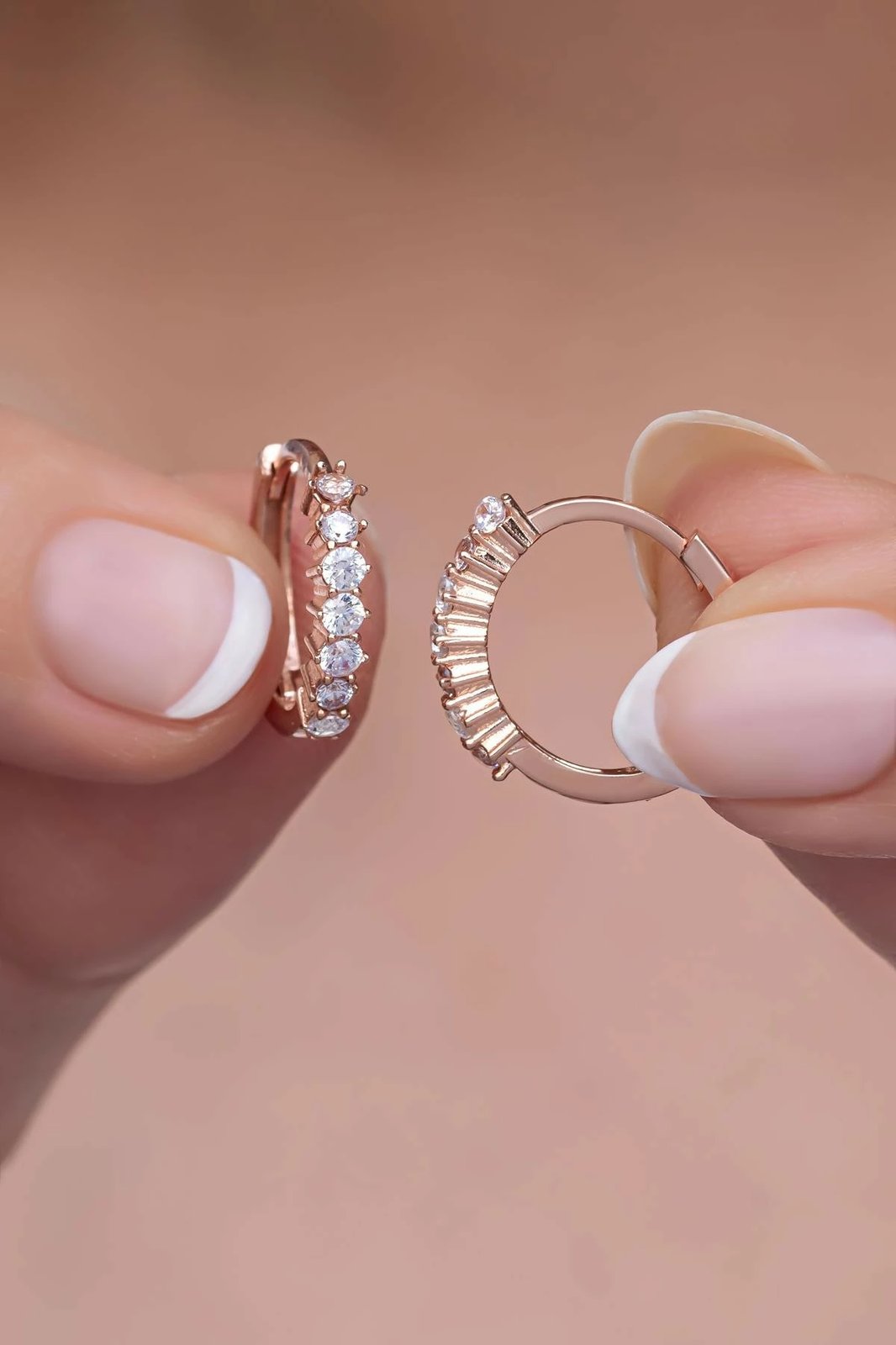 Vathë argjendi Jumeon, rozë gold dhe të bardhë, NRZ999155