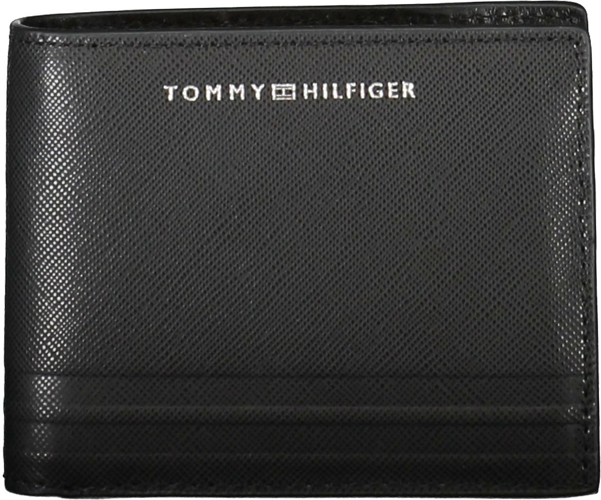 Portofol për meshkuj TOMMY HILFIGER, i zi