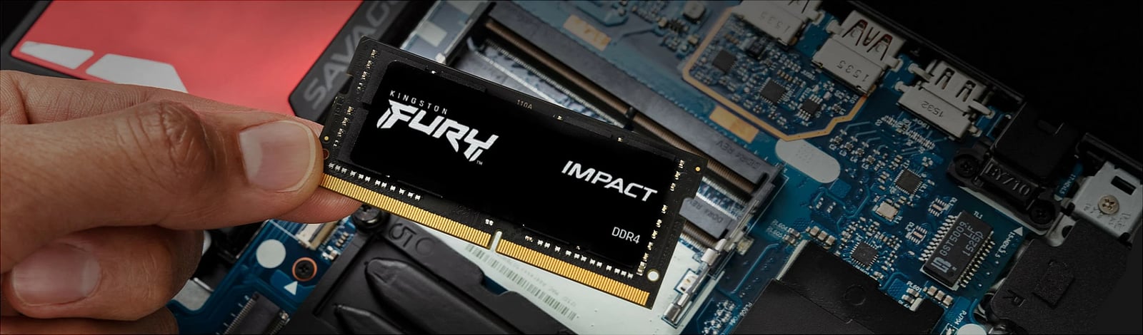 RAM Memorje Kingston FURY Impact 32GB DDR4 3200MHz SODIMM e zezë