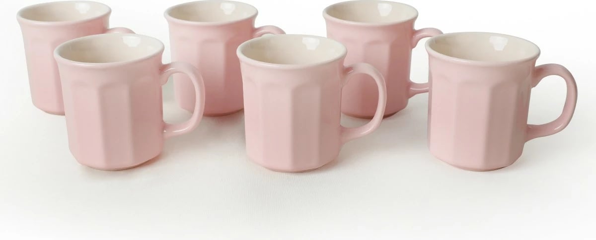 Set filxhanash (6 copë), Hermia Concept, rozë dhe krem, X0001554600000000000000000 Set filxhanash (6 copë), Hermia Concept, rozë dhe krem, X0001554600000000000000000