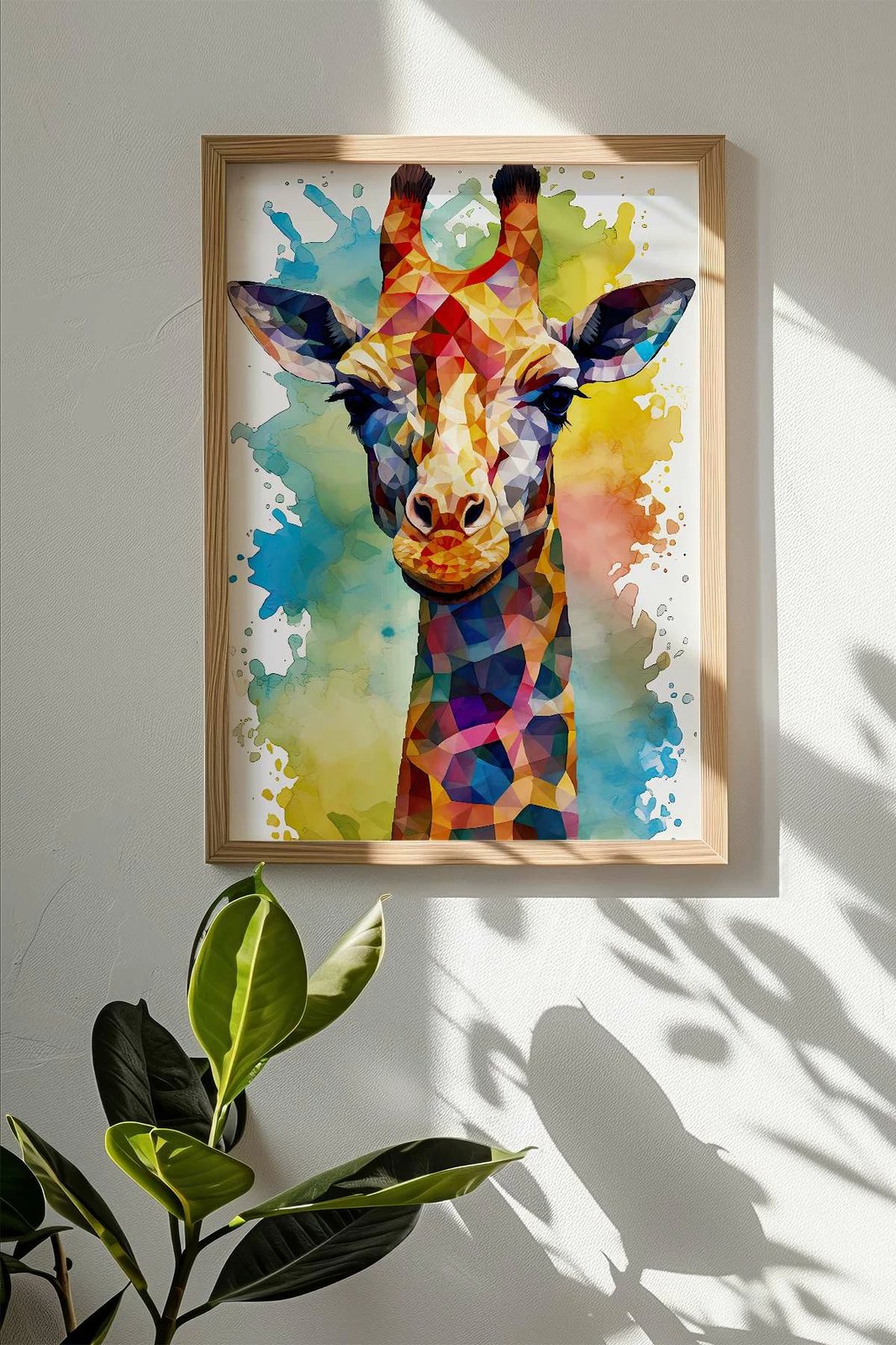 Pikturë dekorative me kornizë, shumëngjyrëshe, Wallity, Mscartmdl27