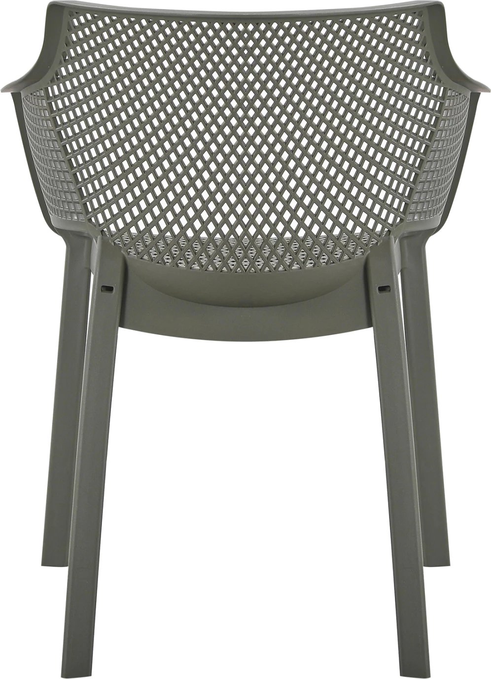 Karrige me mbështetëse për ngrënie, polipropilen, ngjyrë ulli e errët, PEGGY FH6368.05, 60x55x79cm