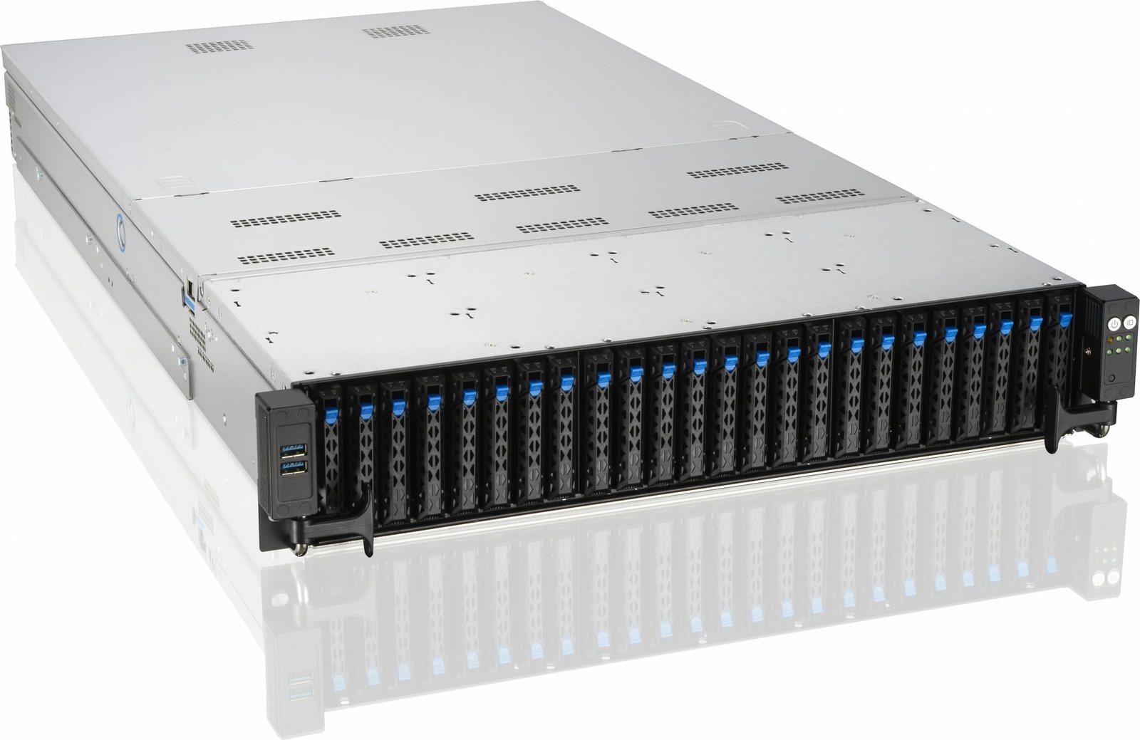 Server ASUS RS720A-E11-RS24U, Socket SP3, DDR4-SDRAM, Silver