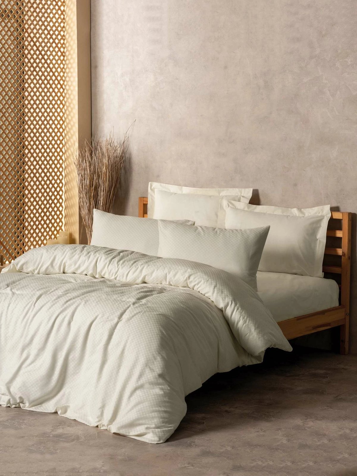 Set mbulesë jorgani njëpersonësh Ranforce, ngjyrë krem, L'Essentiel Linge de Maison