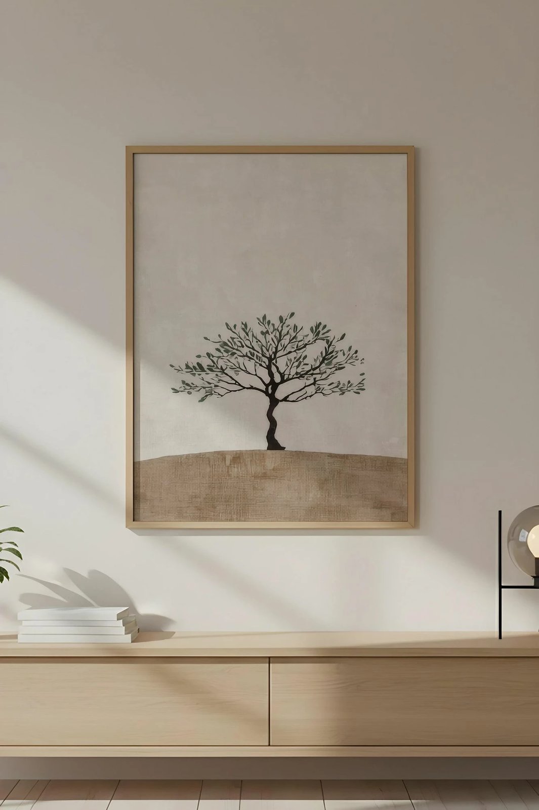 Pikturë dekorative me kornizë, MDF, Wallity, Huhu734, shumëngjyrëshe, 40x60cm