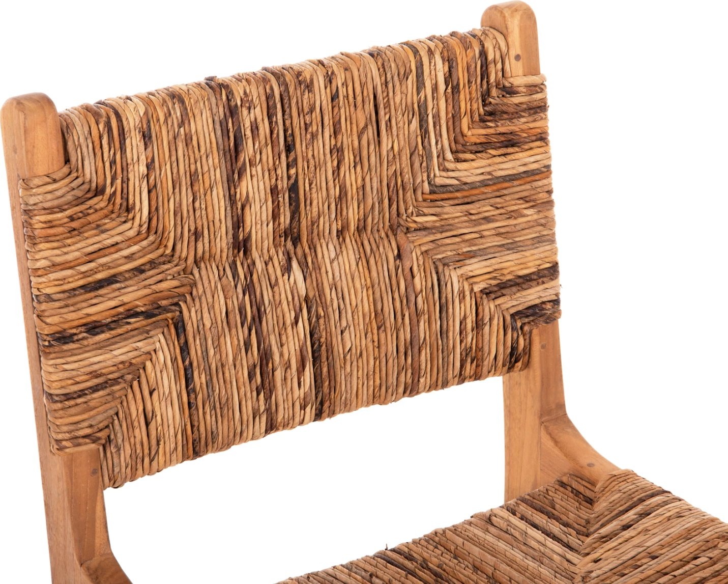 Karrige për bar WALTER FH9842 dru tik, ngjyrë natyrale, rush-matt, 46x55x96 cm