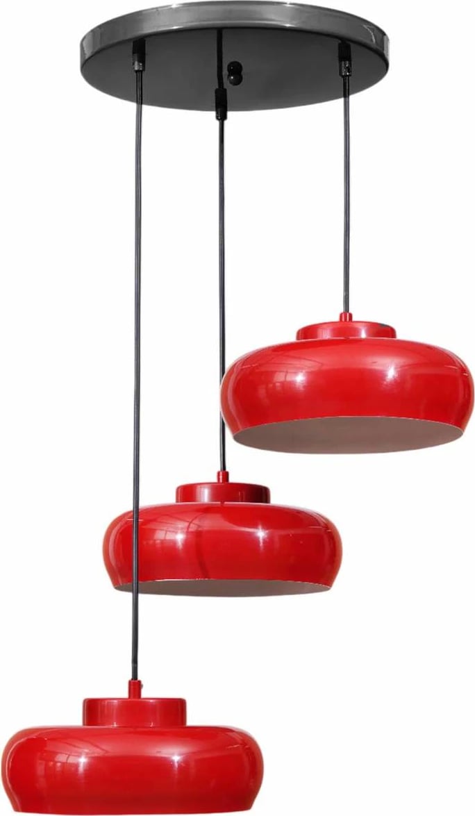 Llambë tavani Opviq, e kuqe dhe e zezë, 9029-3