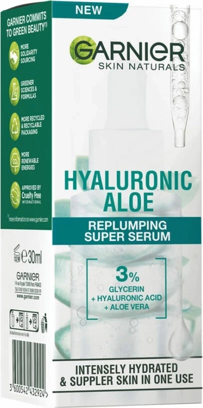 Serum Garnier Hyaluronic Aloe, 30 ml