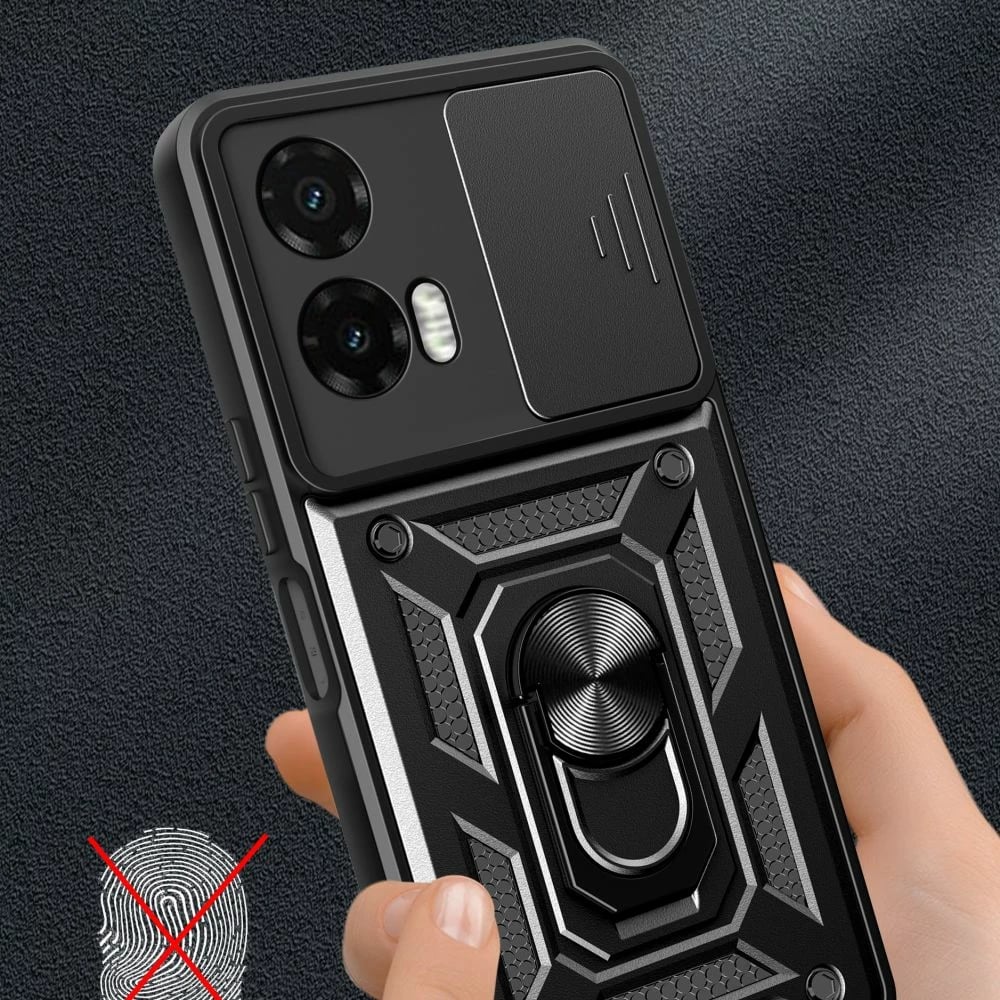 Mbështjellës Tech-Protect CamShield Pro për Motorola Moto G35 5G, i zi