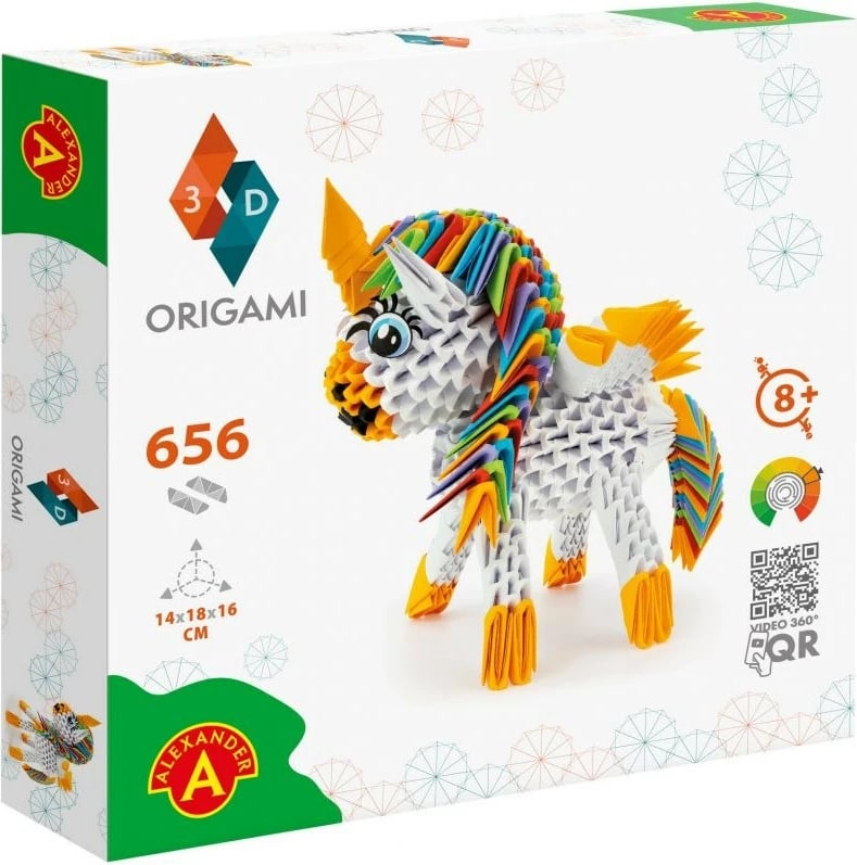 Letra origami Alexander Toys EXP2556, shumëngjyrëshe