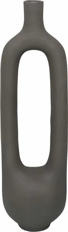 Vazo Finton, alumin, ngjyrë balte, 15x12x50cm