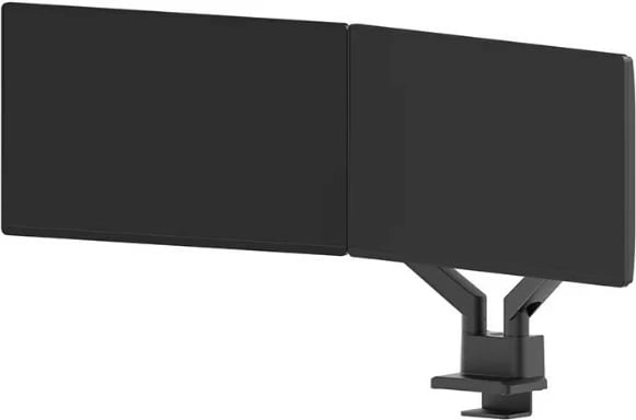 Mbajtëse tavoline për dy monitorë Neomounts DS70-250BL2, alumini, e zezë