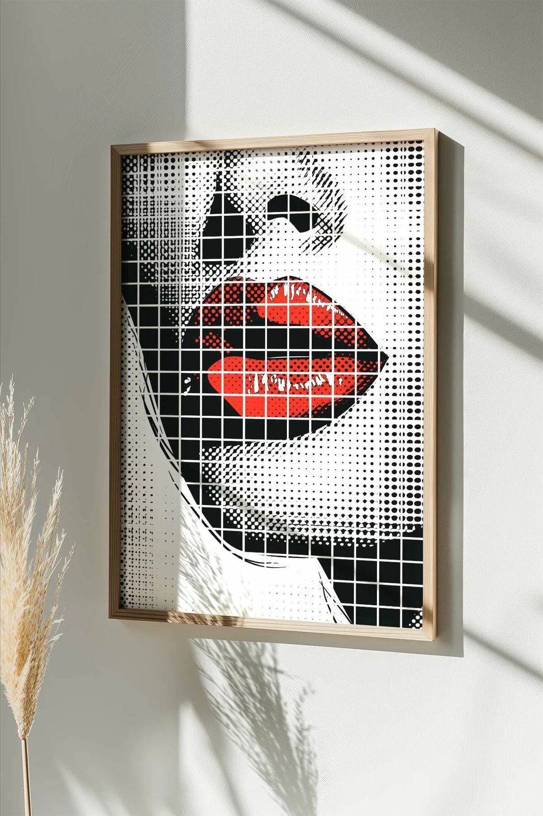 Pikturë dekorative me kornizë, Wallity, Popkare4, shumëngjyrëshe, 33x48cm