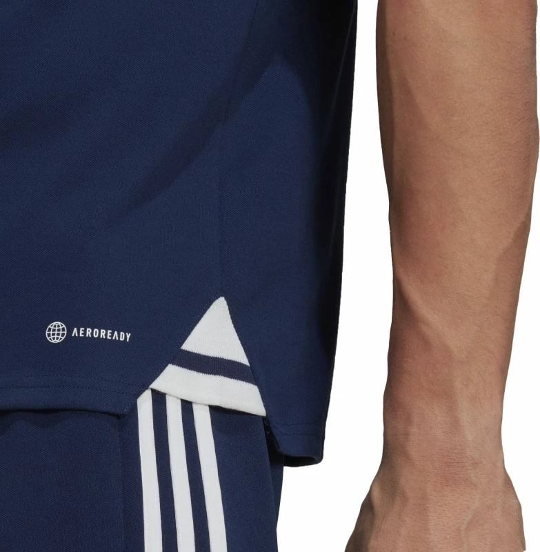 Fanellë polo për meshkuj adidas, blu marine