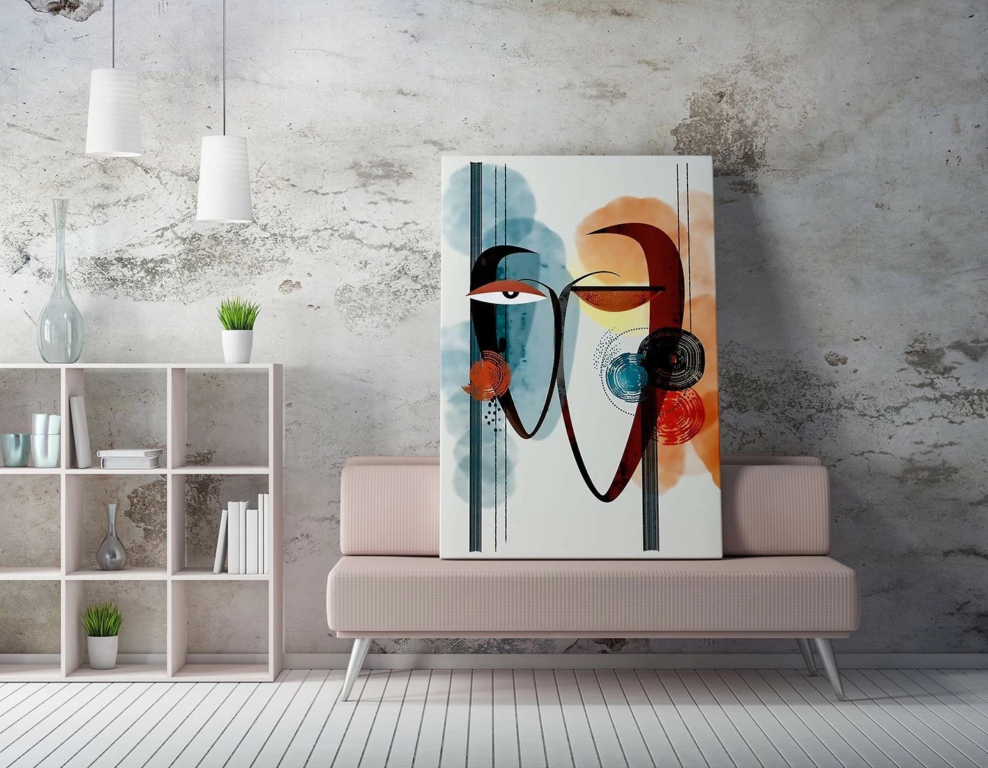 Pikturë dekorative në kanavacë Wallity, WY244, 50x70cm