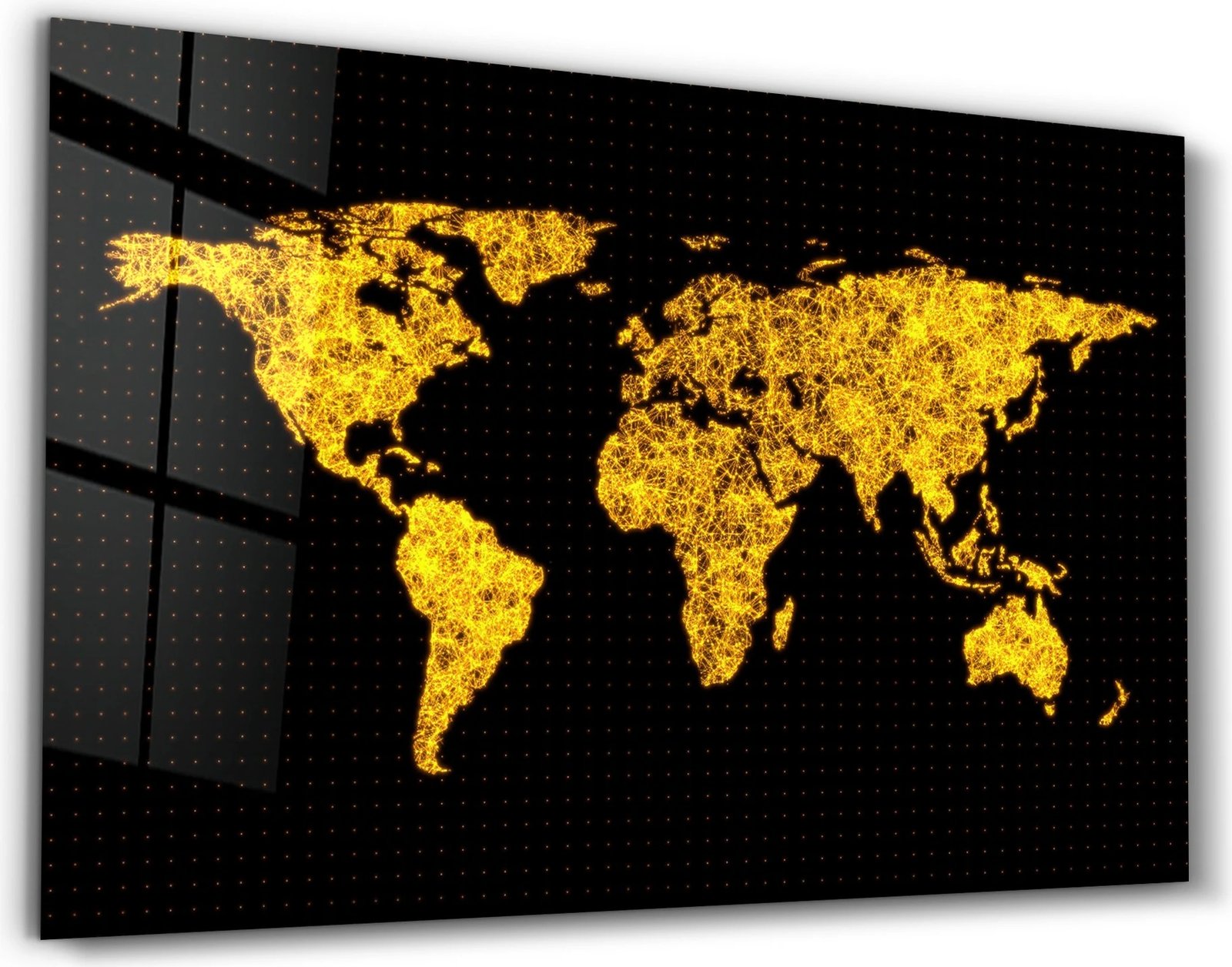 Pikturë dekorative prej xhami të temperuar, Wallity, CAM-5072, 46x72cm