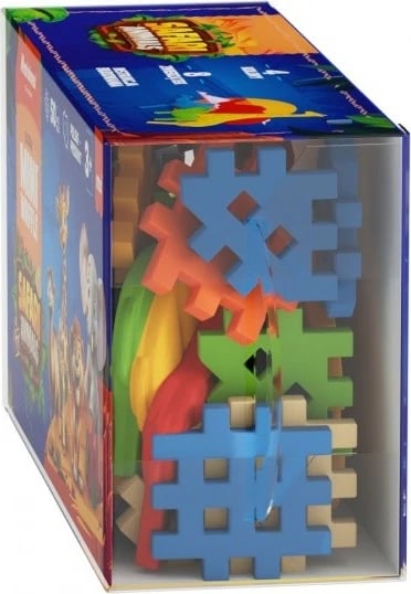 Set lodrash ndërtimi Marioinex Mini Waffle Safari Animals, 50 pjesë