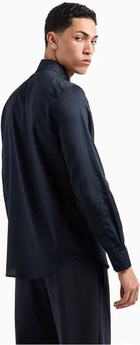 Këmishë për meshkuj Armani Exchange, blu