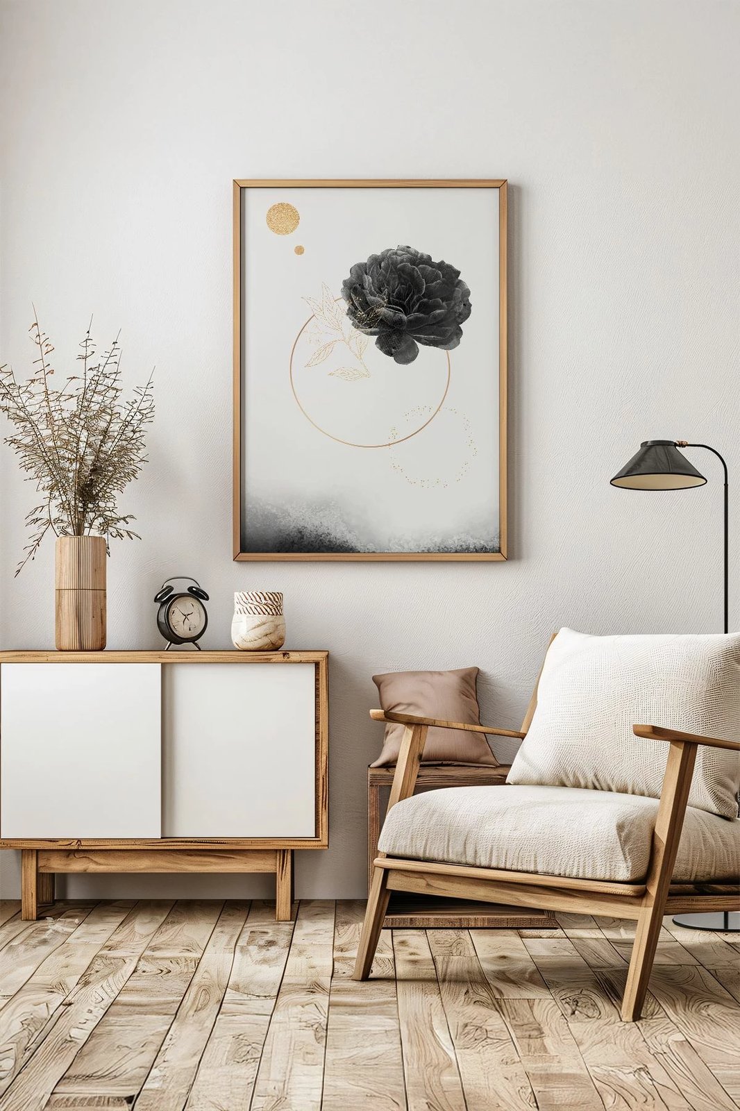 Pikturë dekorative me kornizë, Wallity, Artsrmdl24, shumëngjyrëshe, 33x48cm