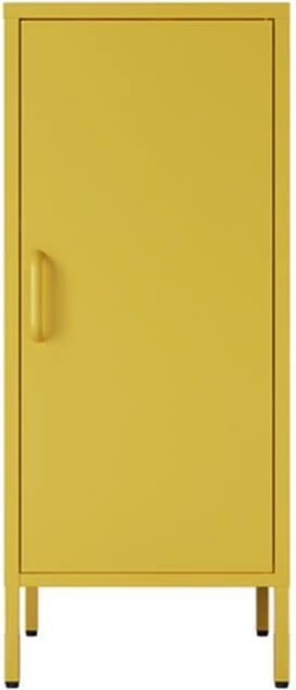 Kabinet metalik Nextdeco, H102x45x35cm, Verdhë