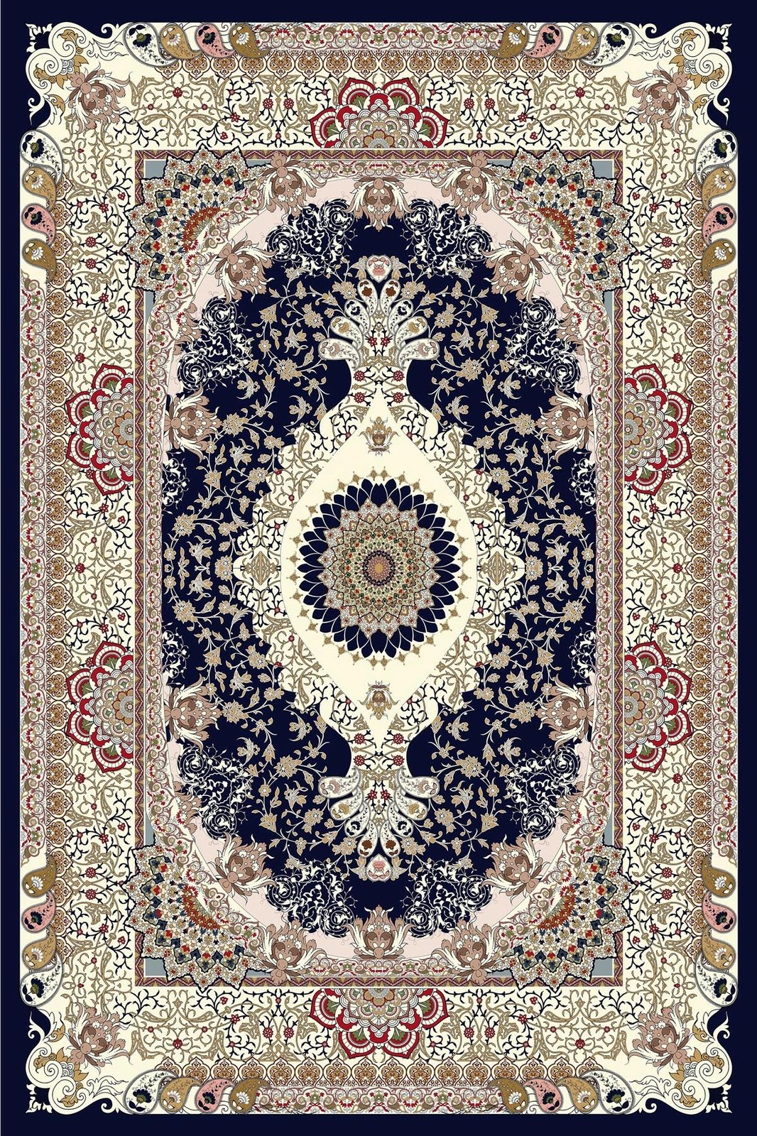 Qilim Conceptum Hypnose, shumëngjyrësh, 60x100cm, Hmnt822