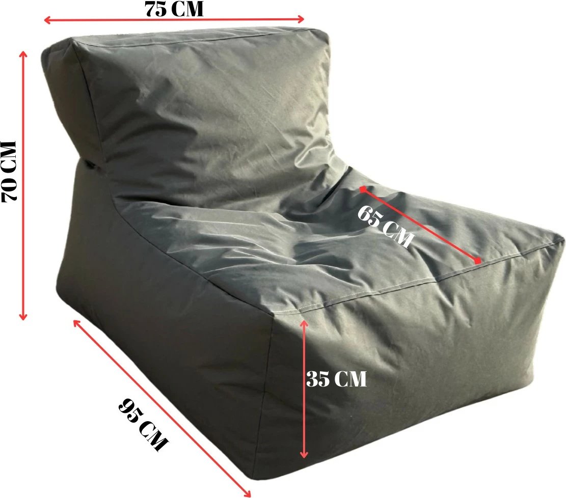 Sedir XXL Bean Bag, ngjyrë kaltër