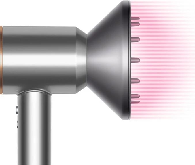 Tharëse flokësh Dyson Supersonic, 110000 RPM, 13.3 l/s, Bakër, Nikël Tharëse flokësh Dyson Supersonic, 110000 RPM, 13.3 l/s, Bakër, Nikël