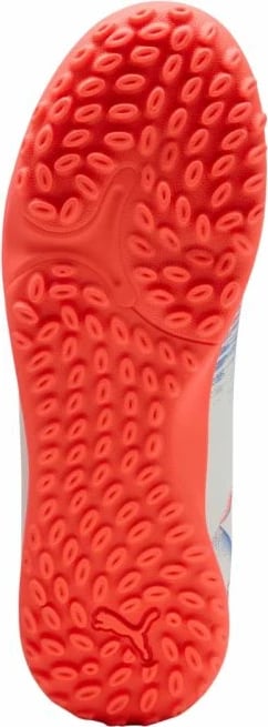 Atlete futbolli për fëmijë Puma, të bardha-portokalli